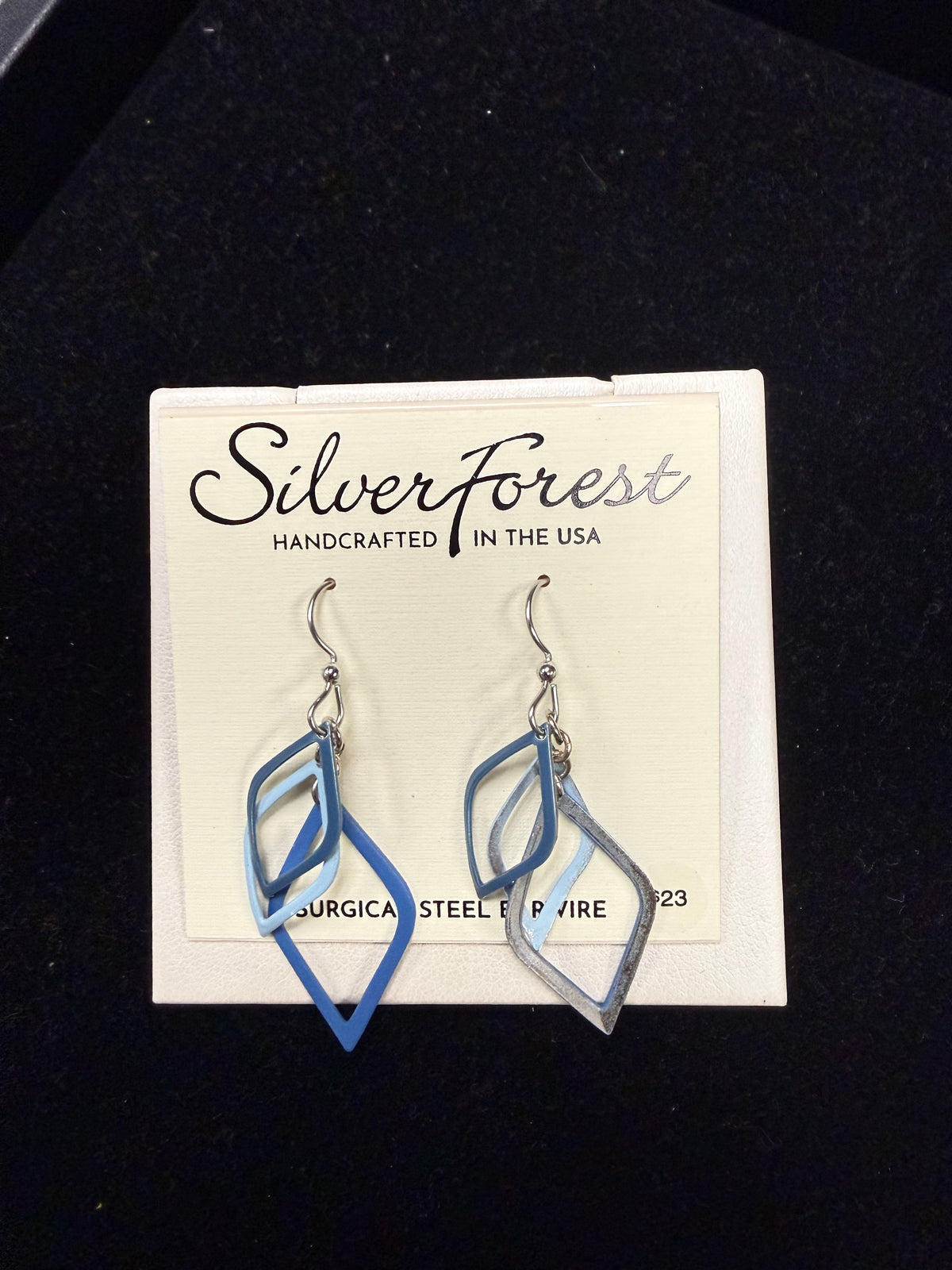 Silver Forest Earring