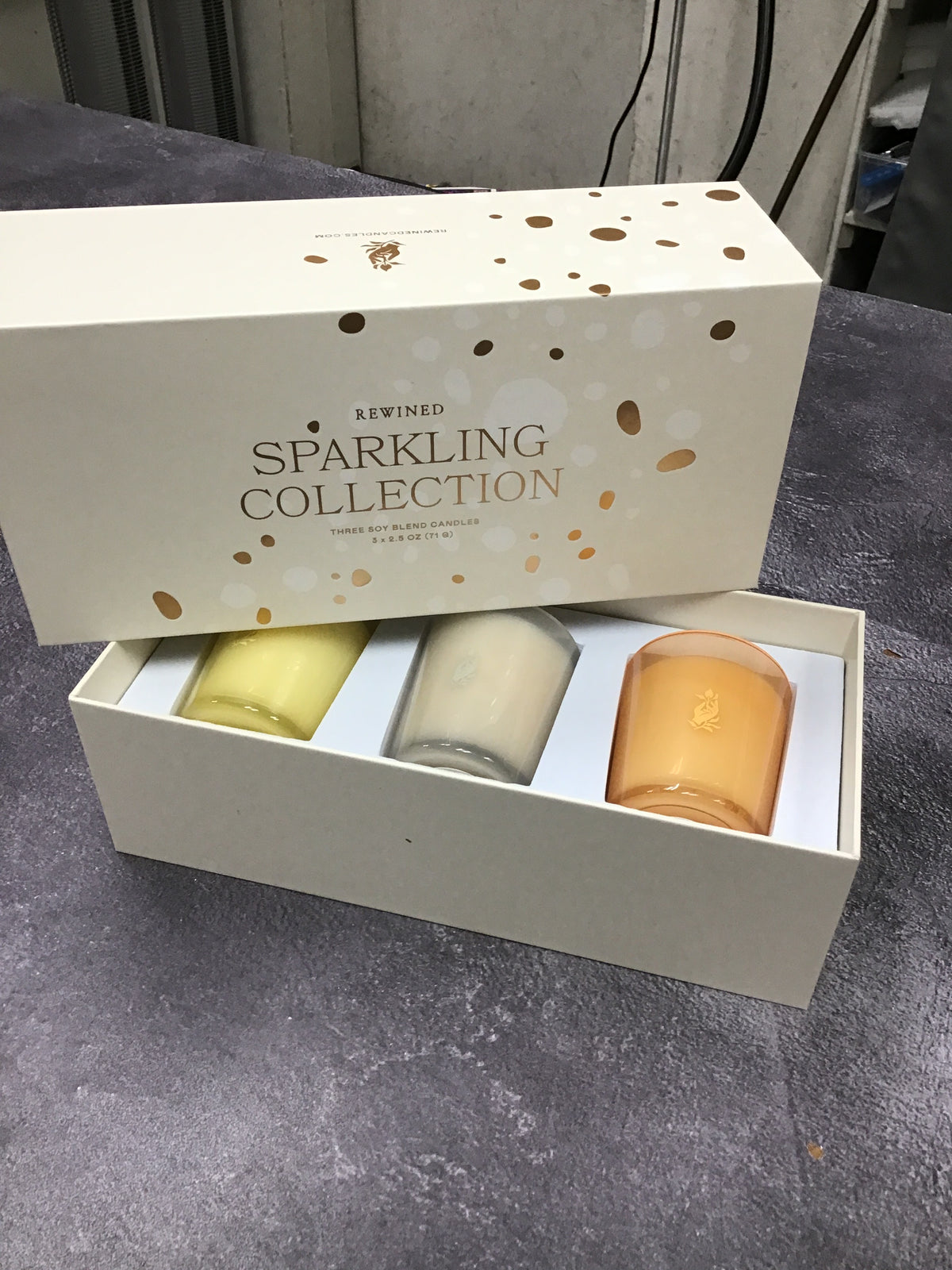 Rewined Sparkling Candle Gift Set
