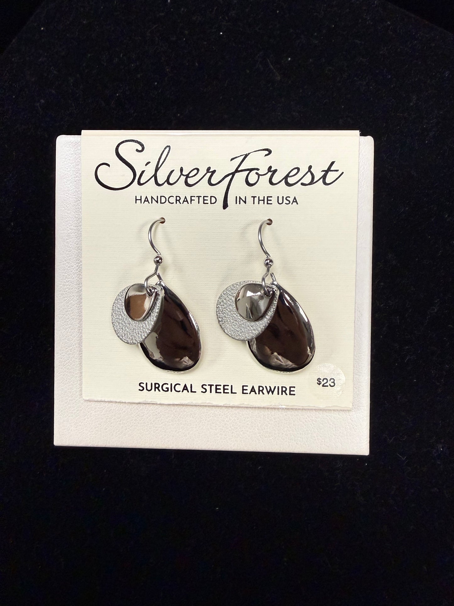 Silver Forest Earring