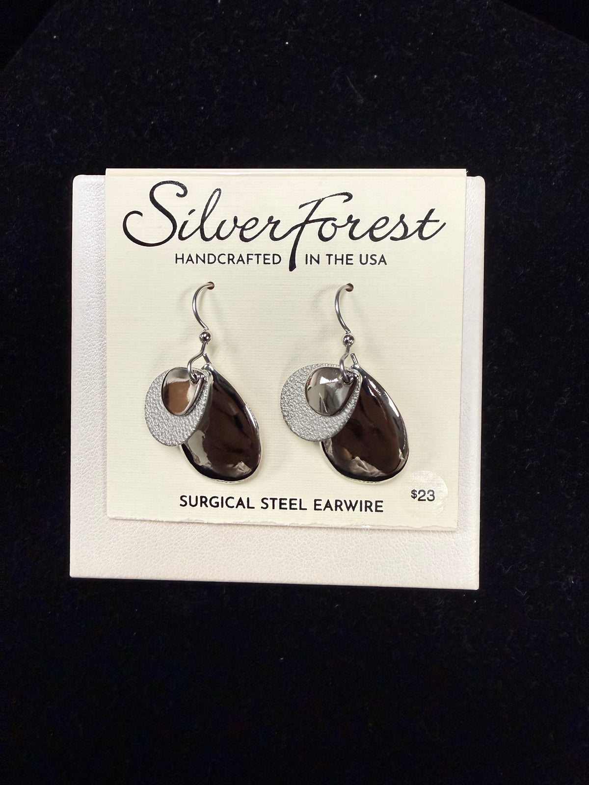 Silver Forest Earring
