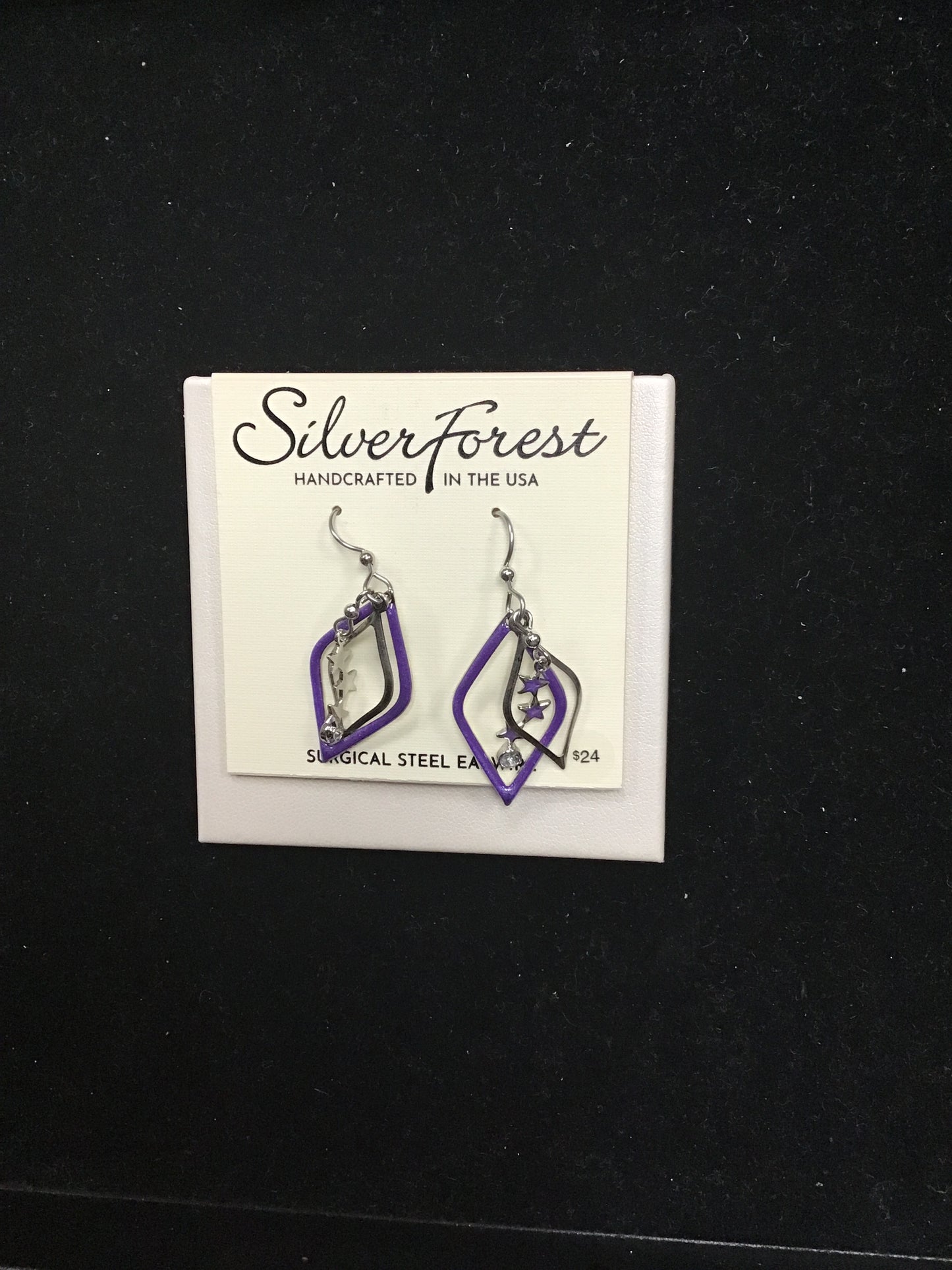 Silver Forest Earring