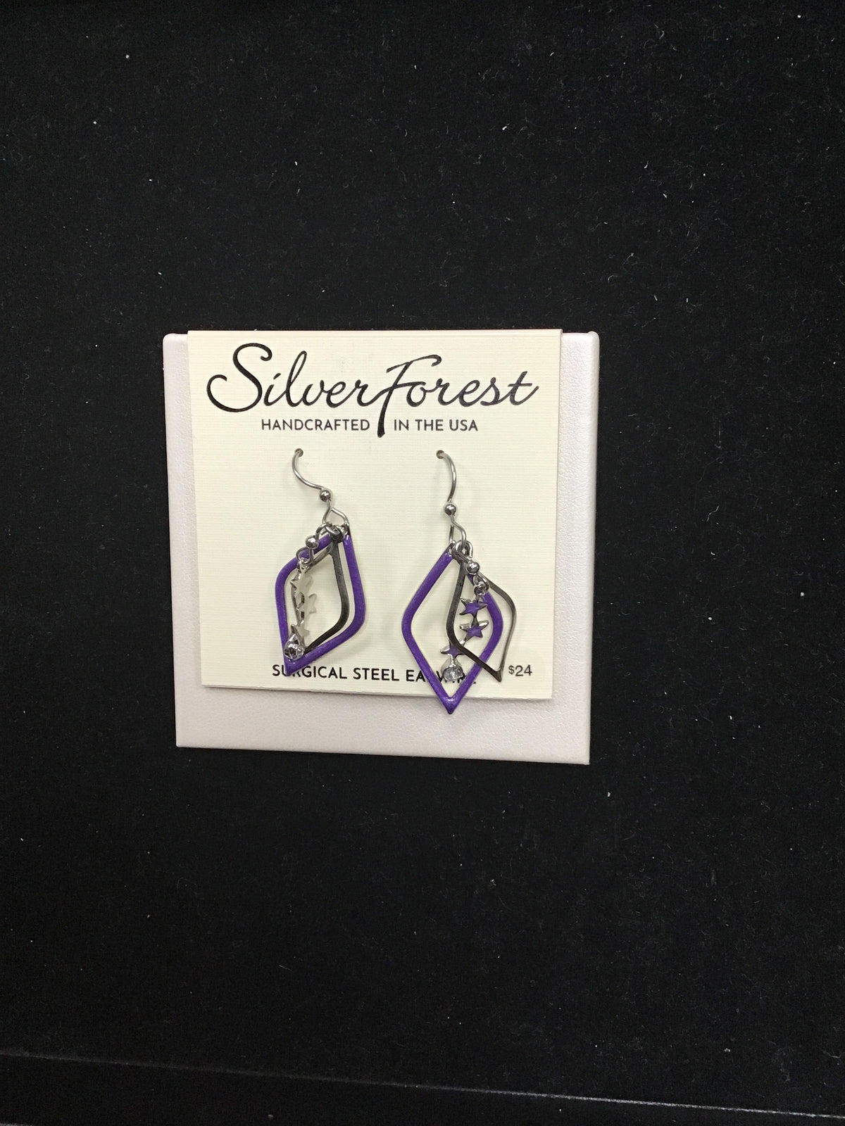 Silver Forest Earring