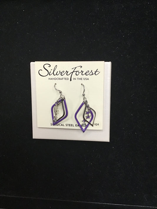 Silver Forest Earring