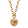 Contempo Medallion Heart Necklace