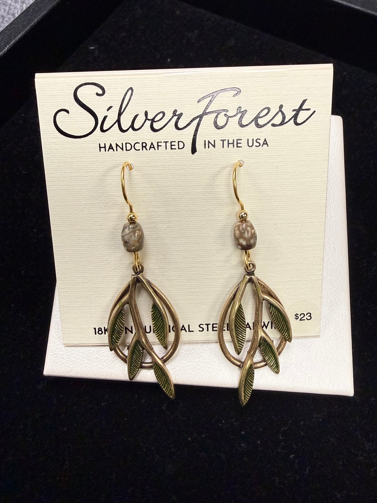 Silver Forest Earring