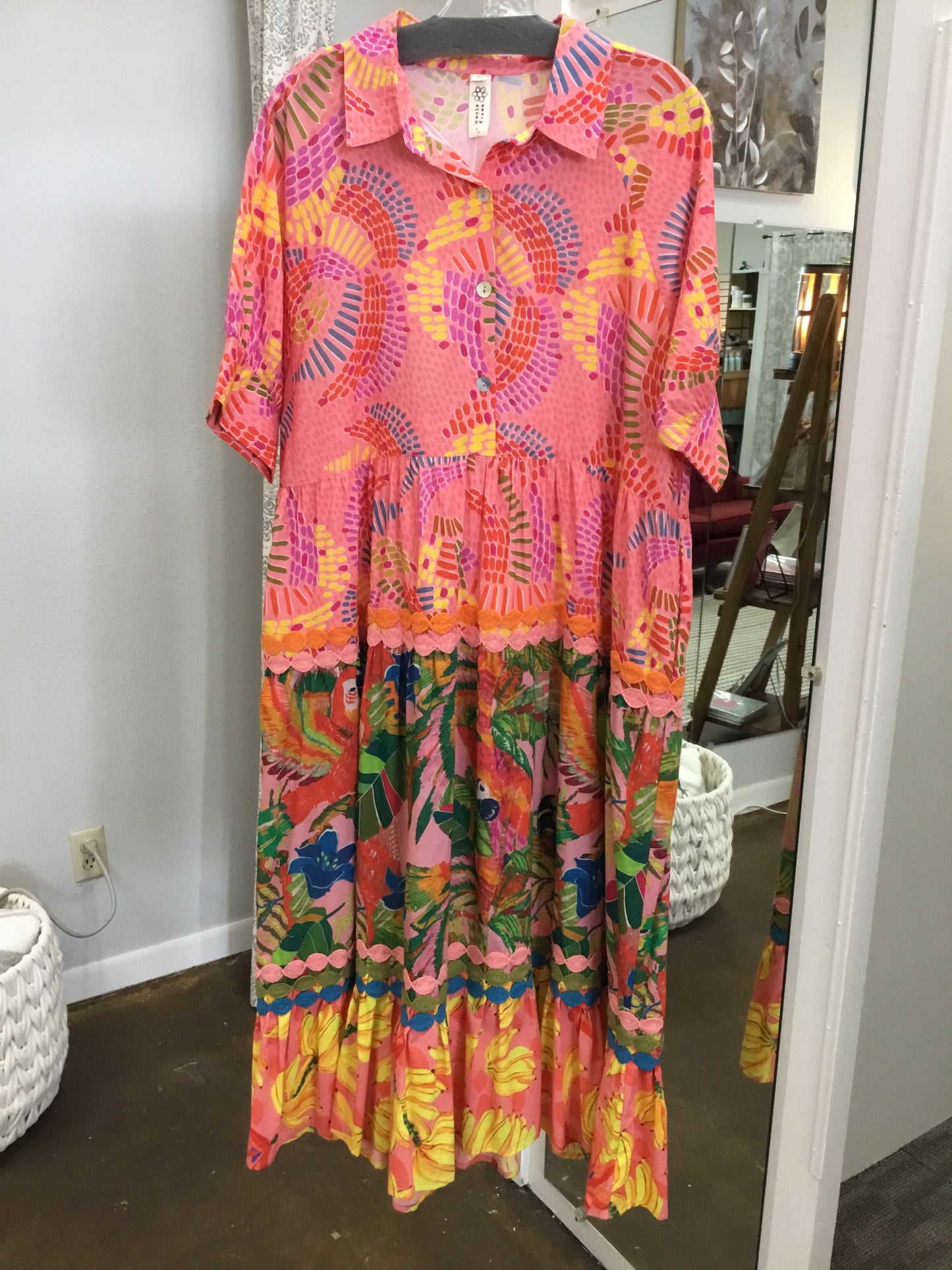 Uncle Frank Banana Print Dress