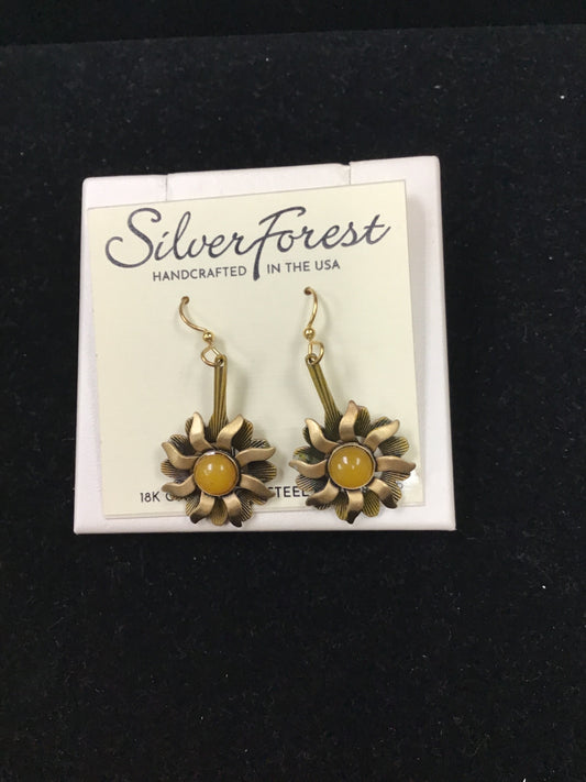 Silver Forest Earring