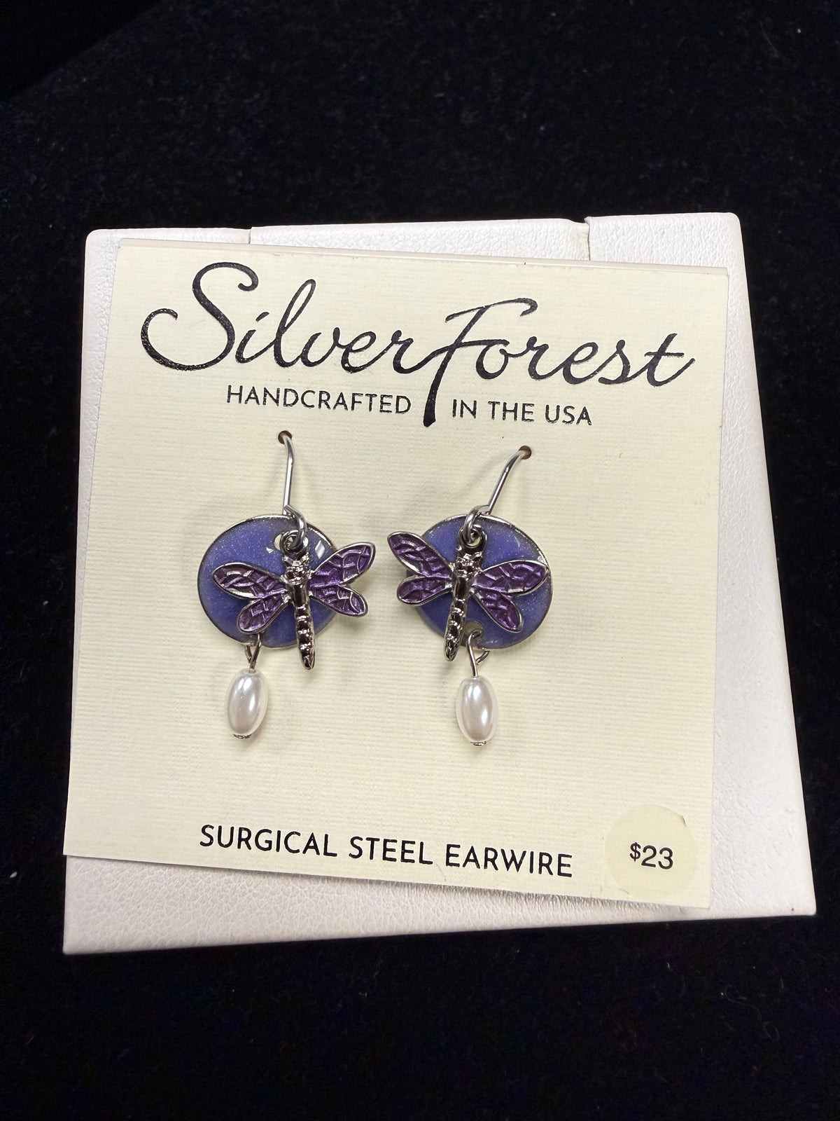 Silver Forest Earring
