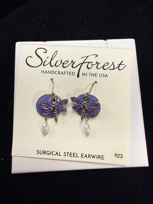 Silver Forest Earring