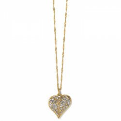 Trust Your Journey Heart Necklace