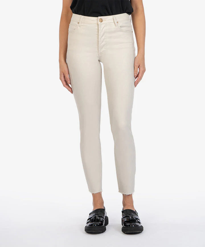 KUT High Rise Charlize Champagne Jean