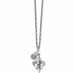 Ferrara Fleur De Lis Petite Necklace