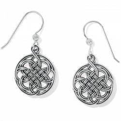 Interlok Medallion French Wire Earrings