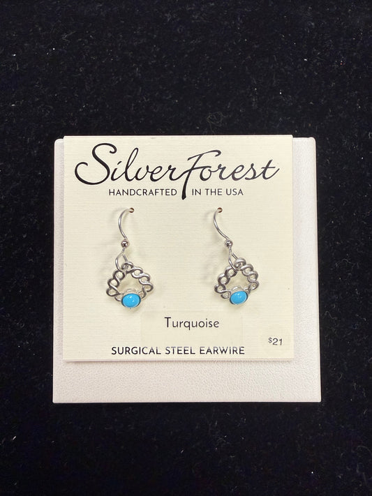 Silver Forest  Earring