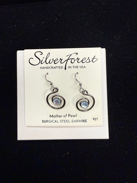 Silver Forest Earring