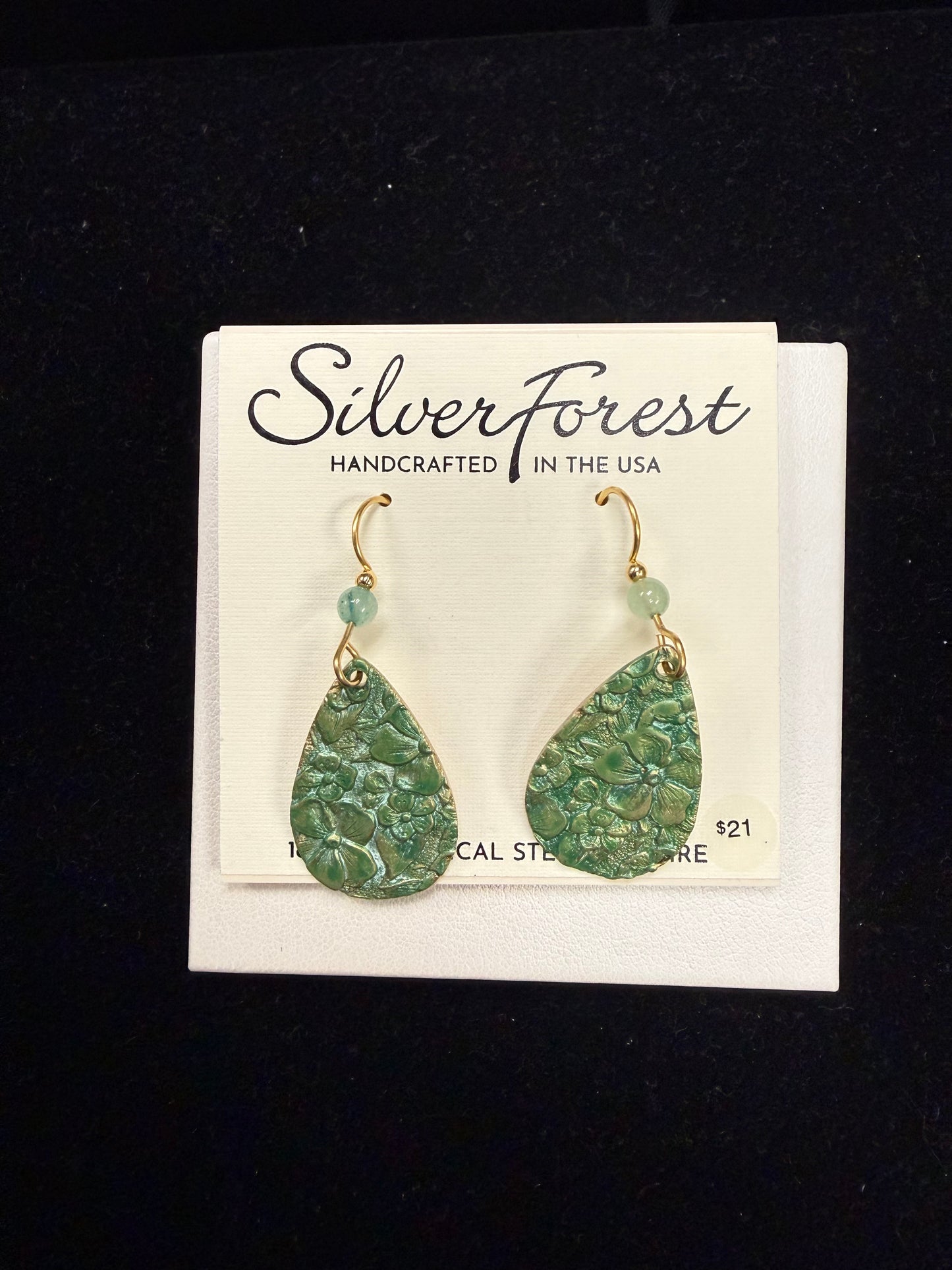 Silver Forest Earrings