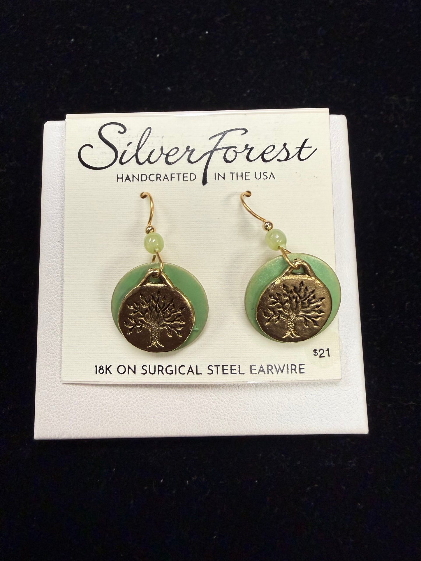 Silver Forest  Earring