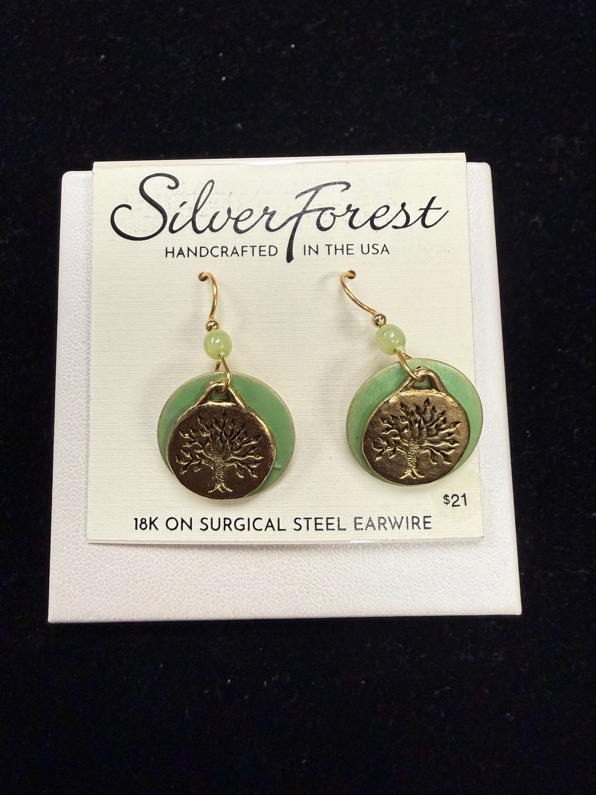 Silver Forest  Earring