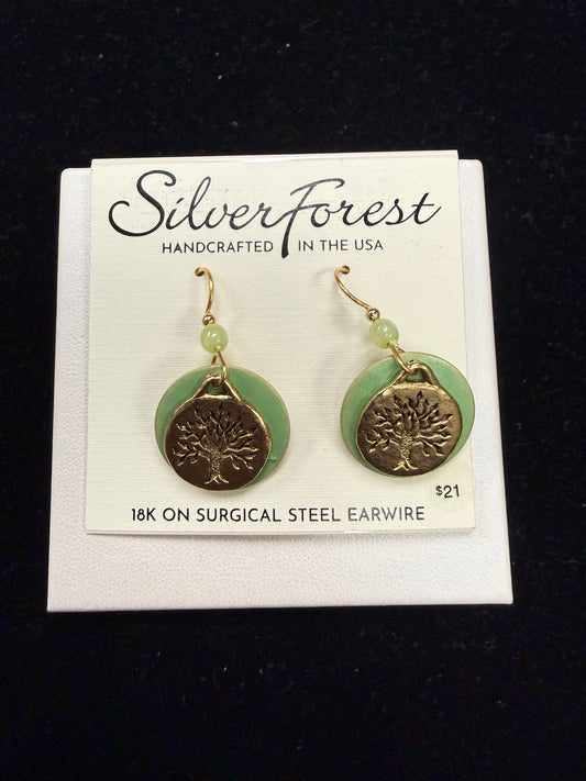 Silver Forest  Earring