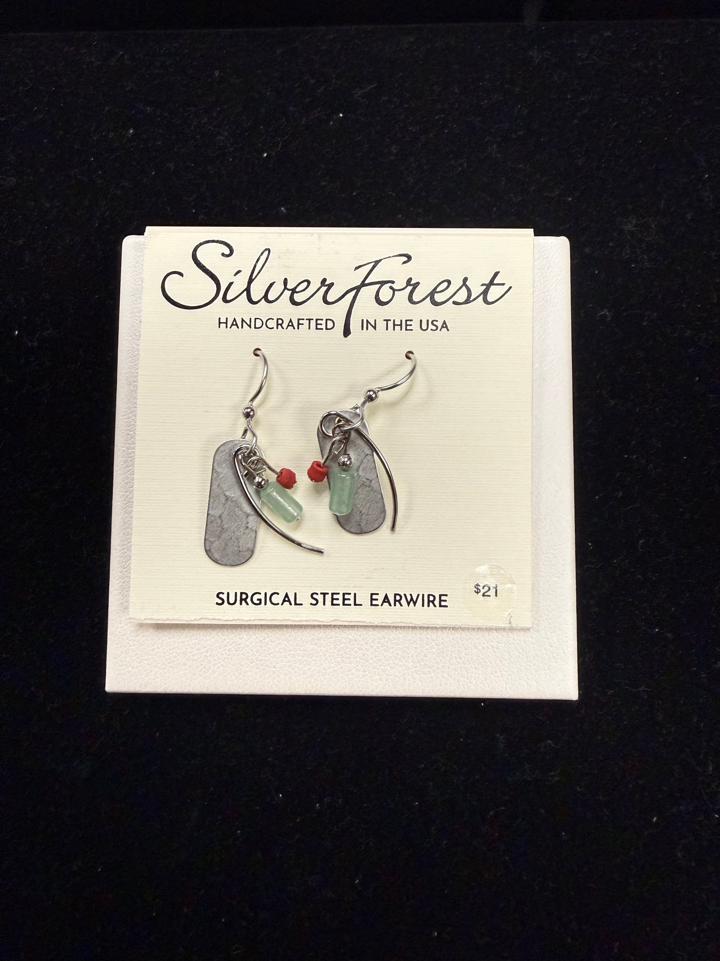 Silver Forest Earrings