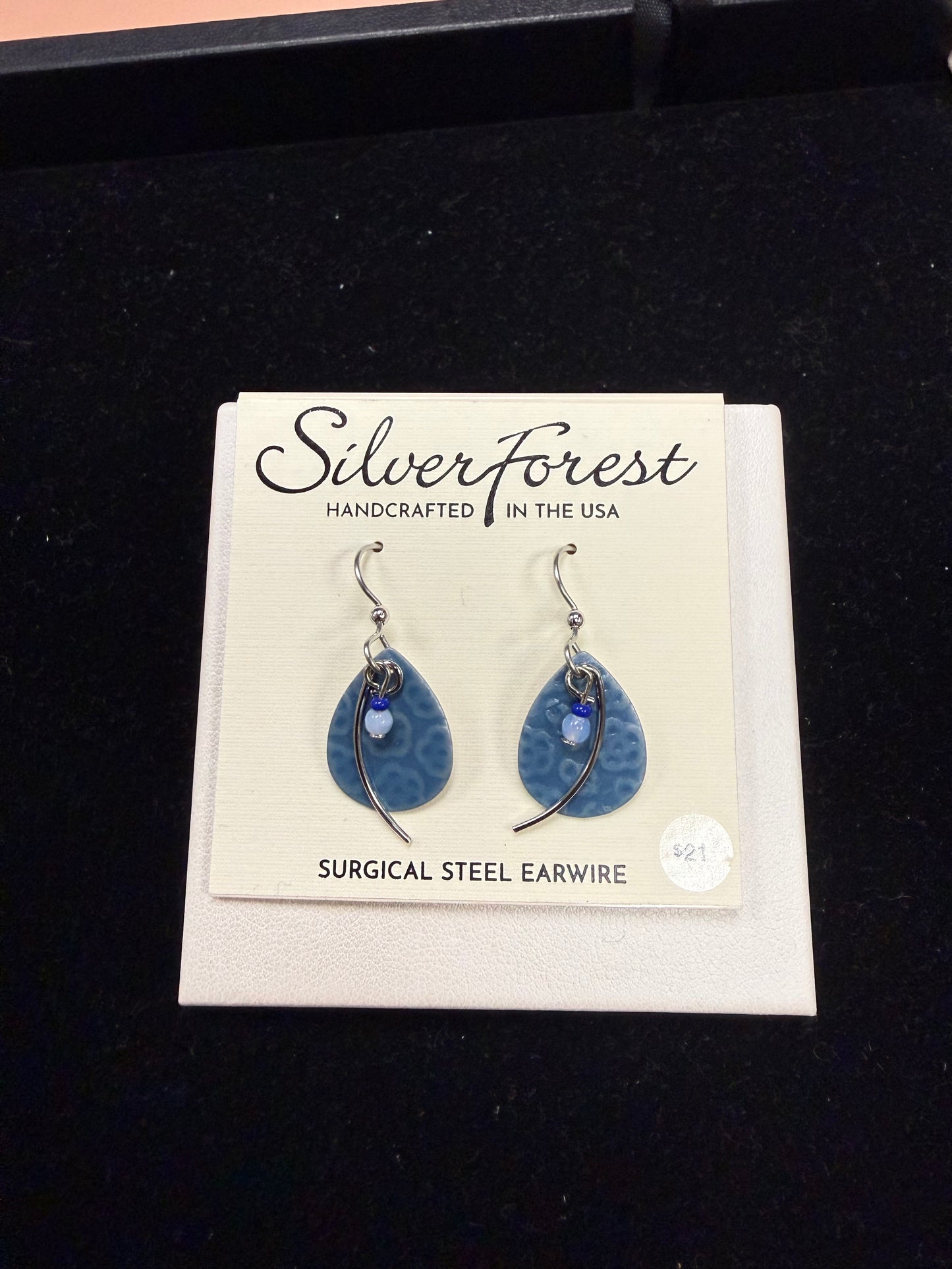 Silver Forest Earring
