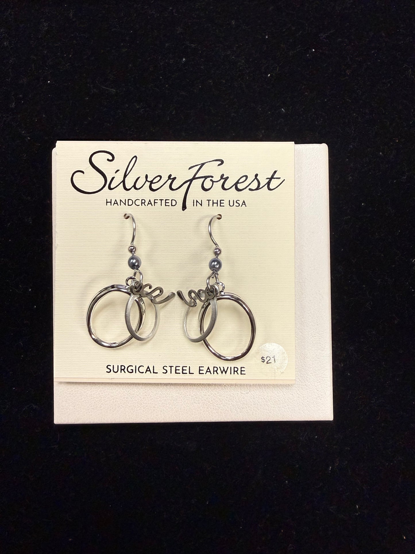 Silver Forest Earring