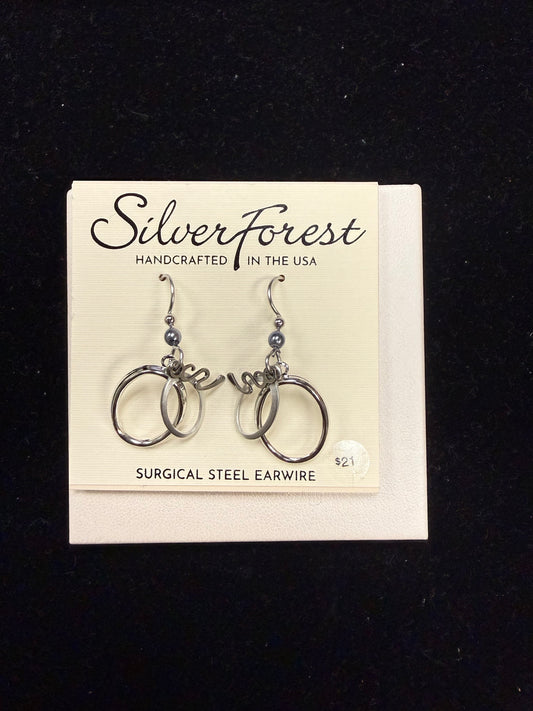 Silver Forest Earring