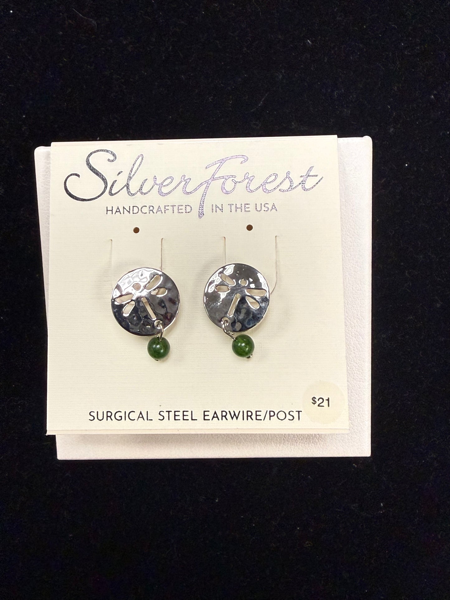 Silver Forest Earring