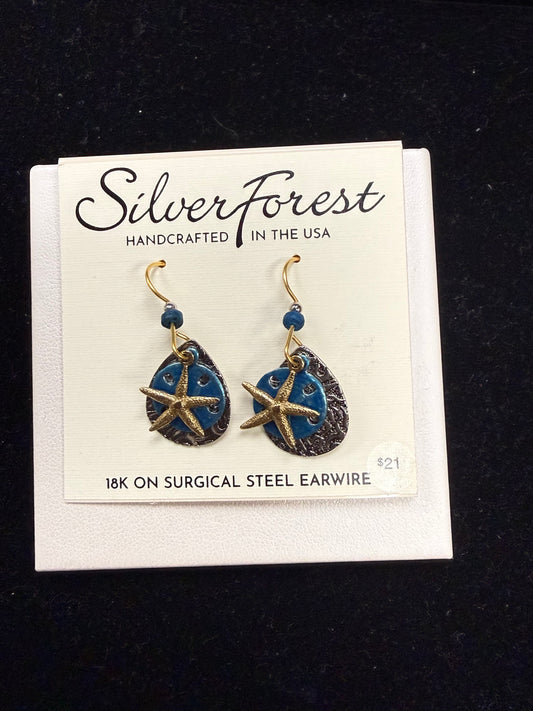 Silver Forest Earring