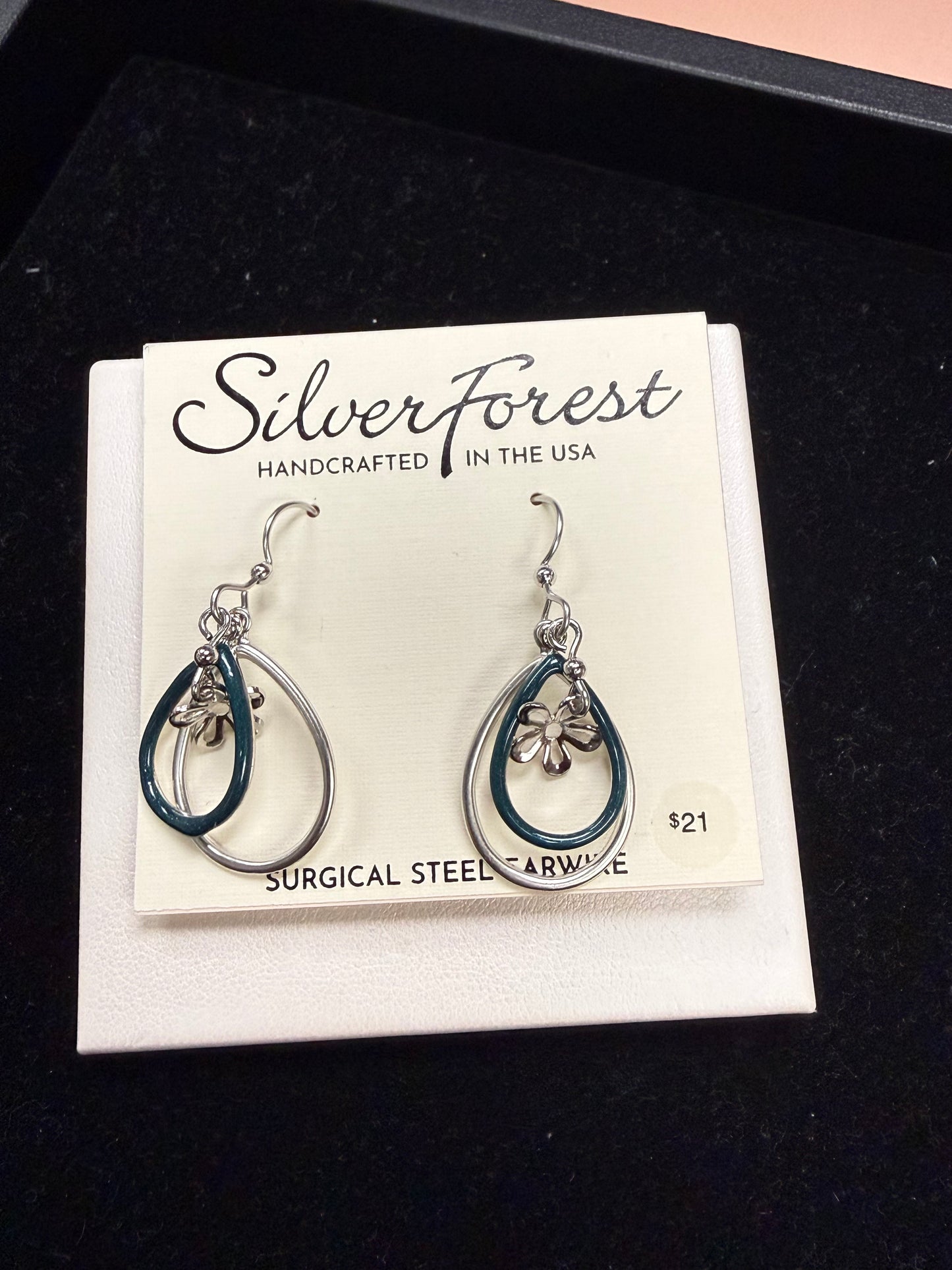 Silver Forest Earring