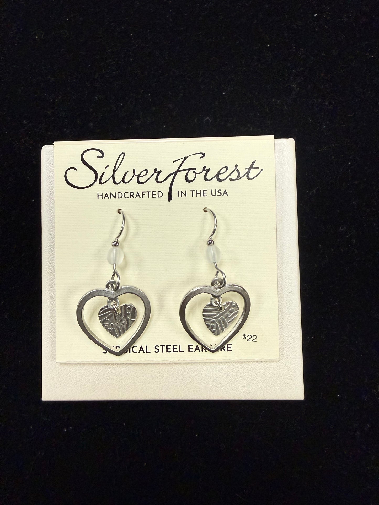 Silver Forest Earring