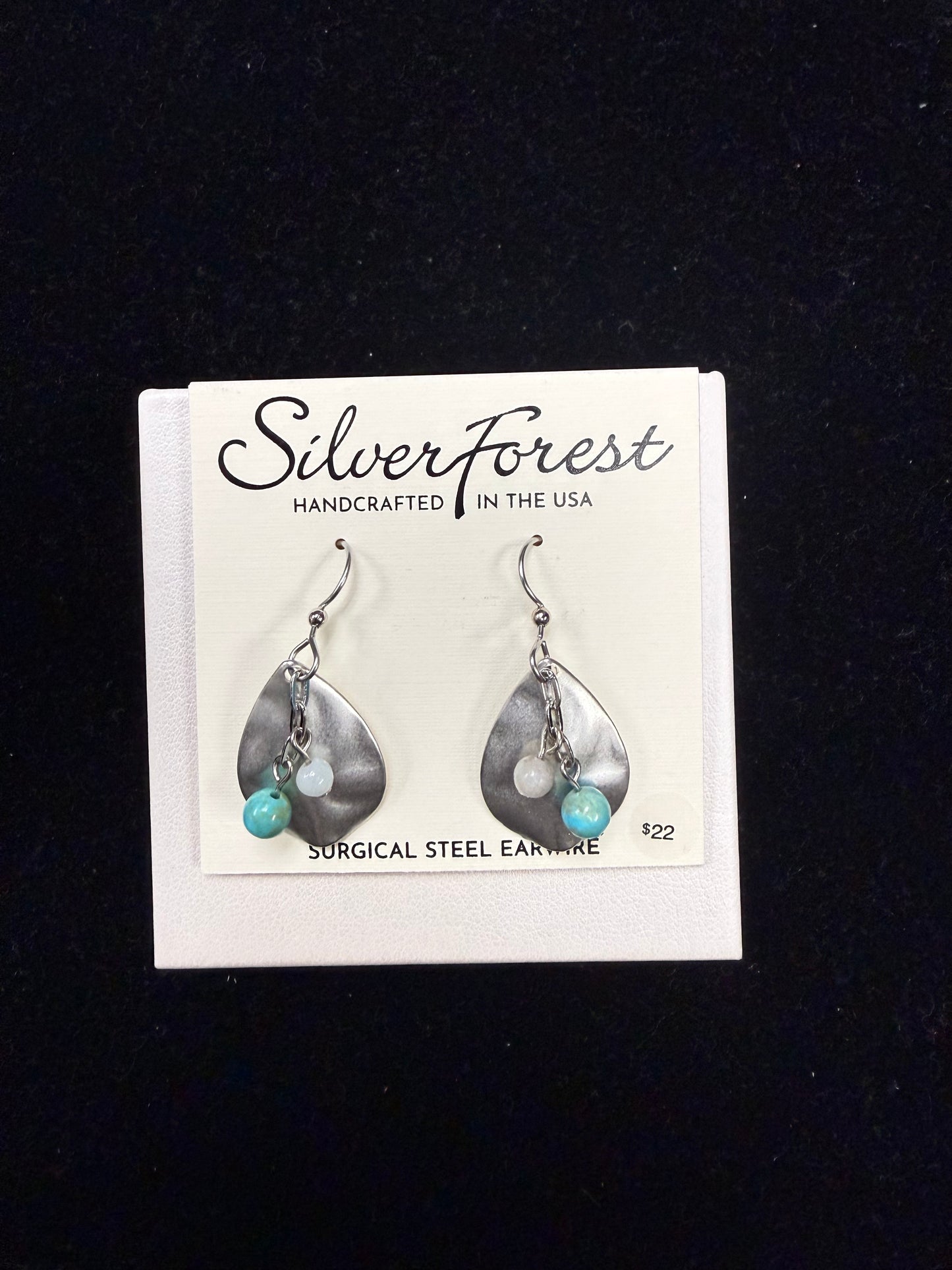 Silver Forest Earring