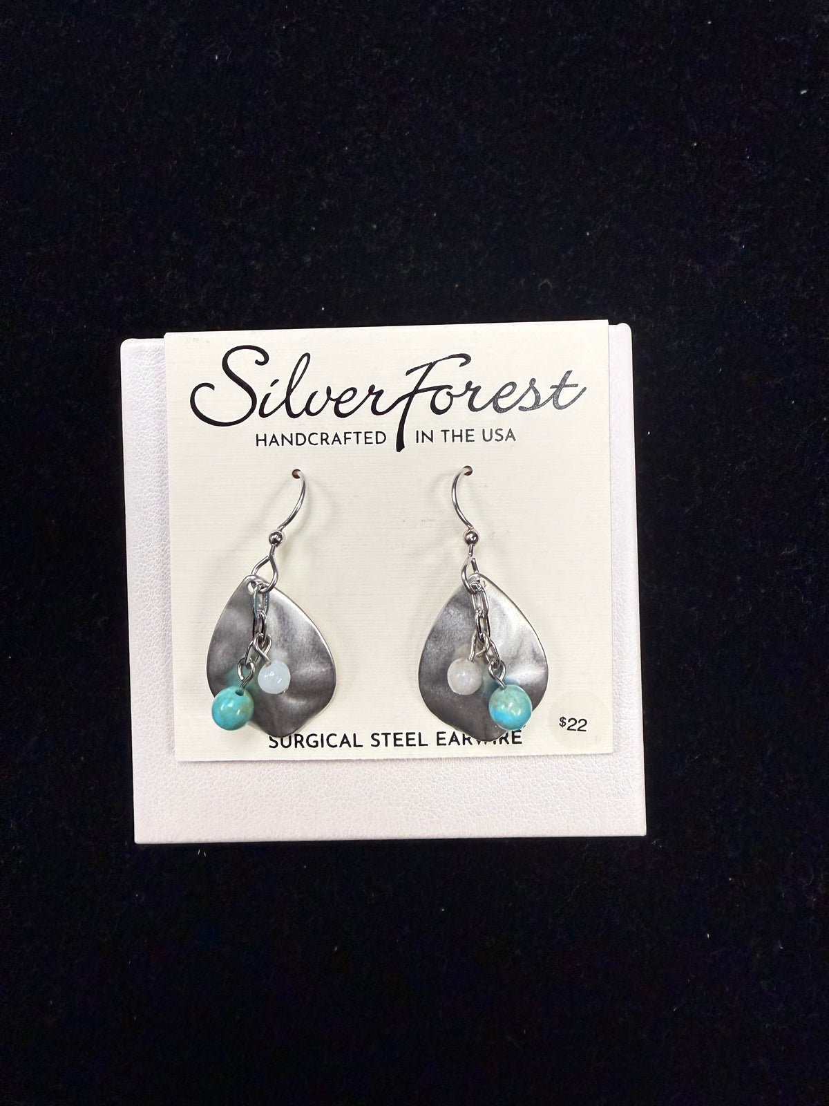 Silver Forest Earring