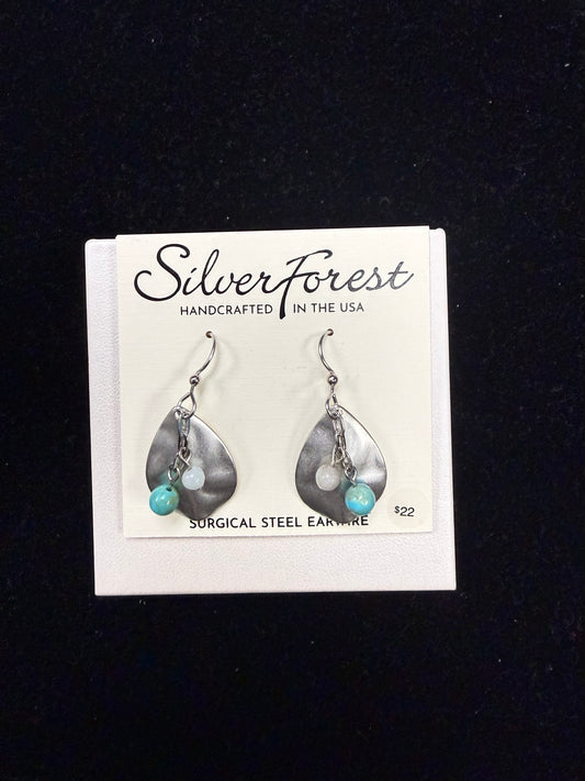 Silver Forest Earring