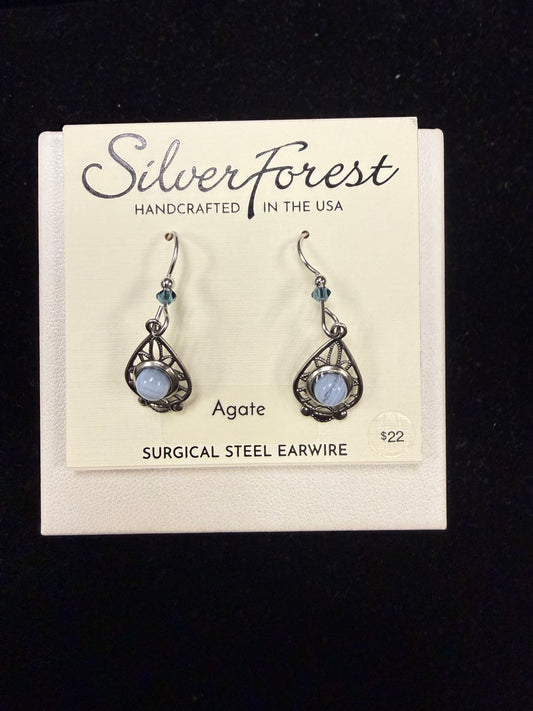 Silver Forest Earring