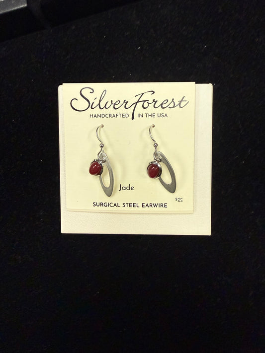 Silver Forest Earring