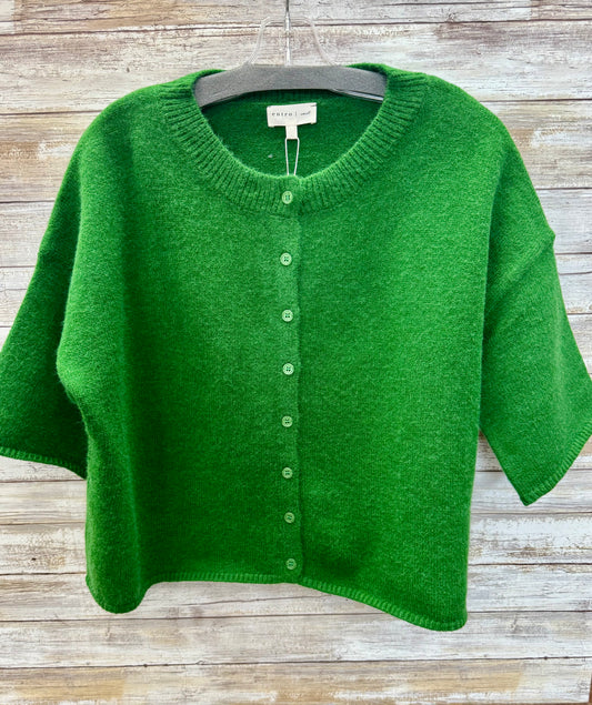 Short Sleeve Buttoned Cardigan