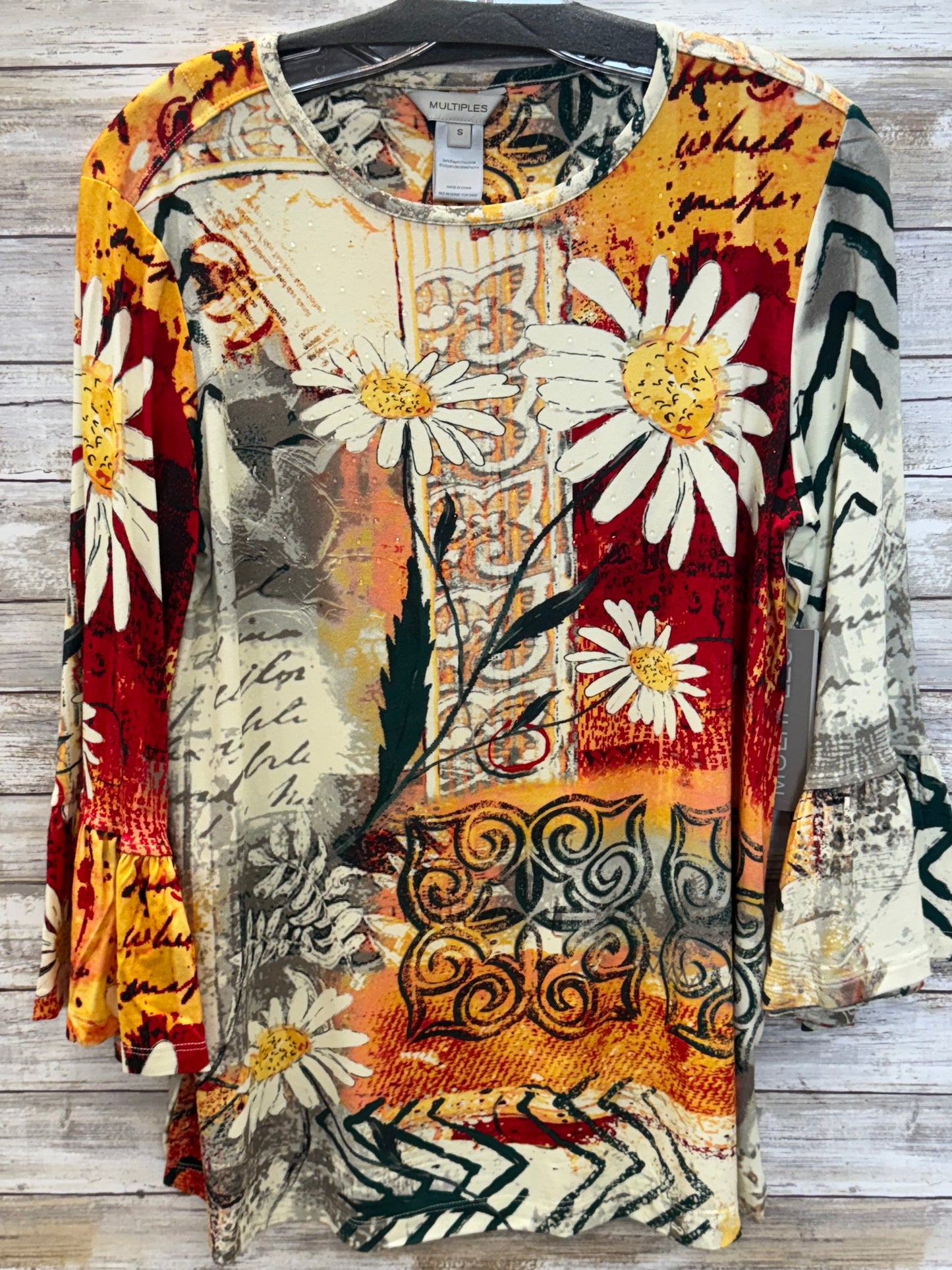 3/4 Sleeve Bateau Top