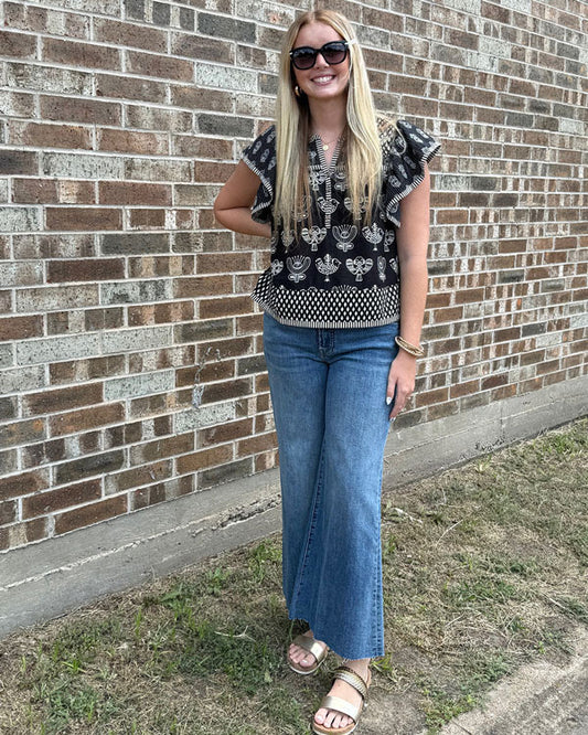 Patched Patterns Top