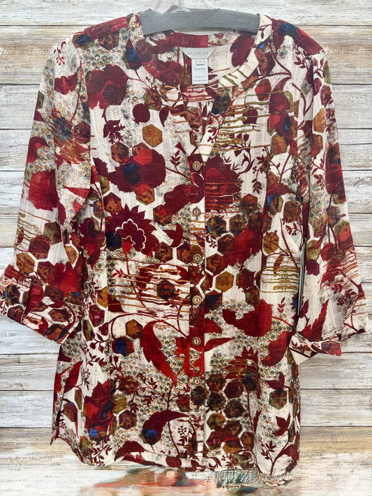 Autumn Floral Button Down