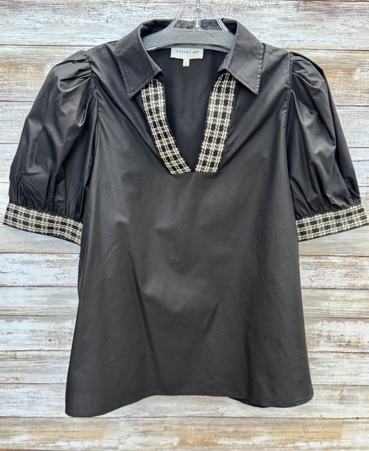 Detailed Collar Top