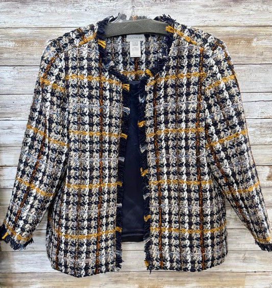 3/4 Sleeve Fringe Trim Jacket