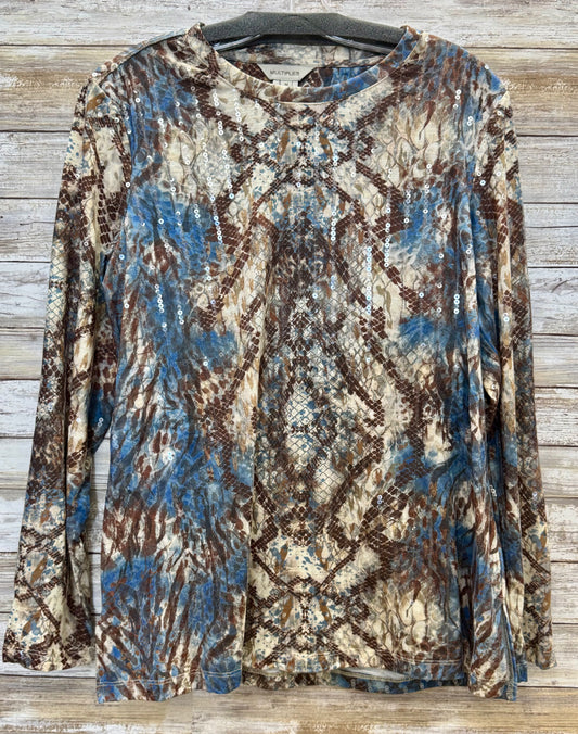 Long Sleeve Embellished Top
