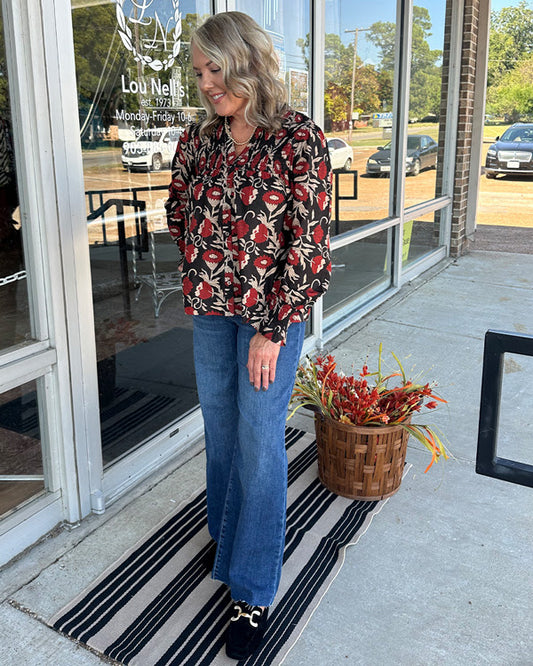 Fields of Poppies Top