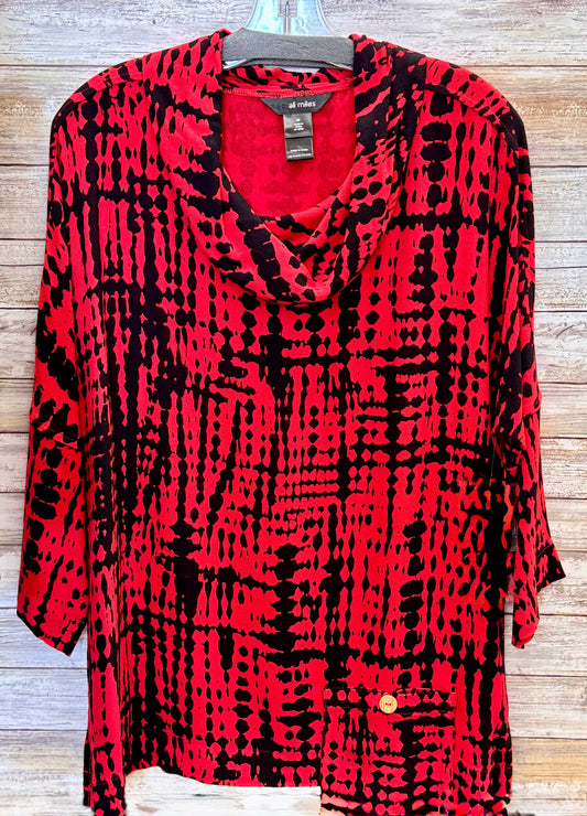 3/4 Sleeve Cowl Neck Top