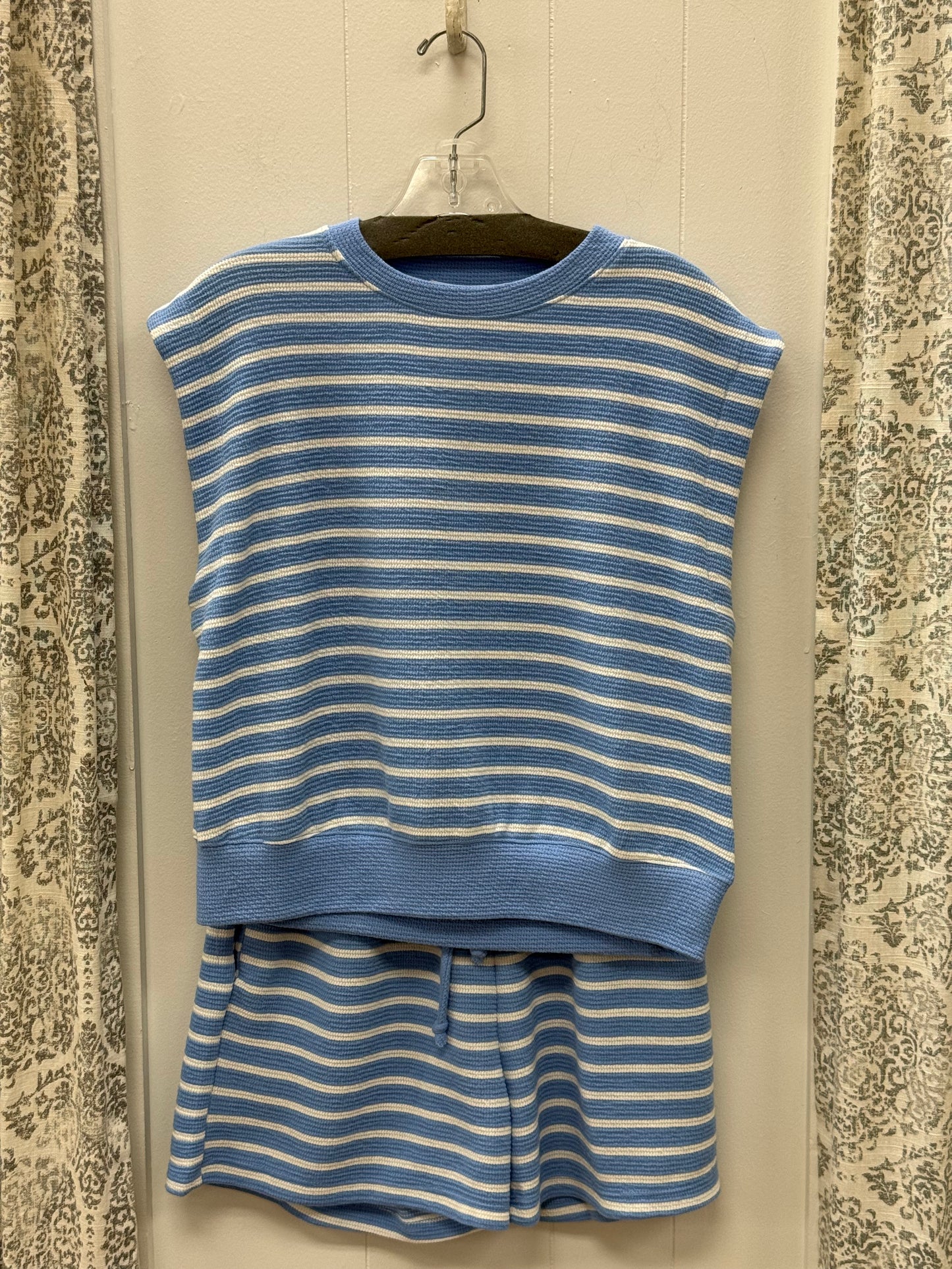 Blue Knit Set