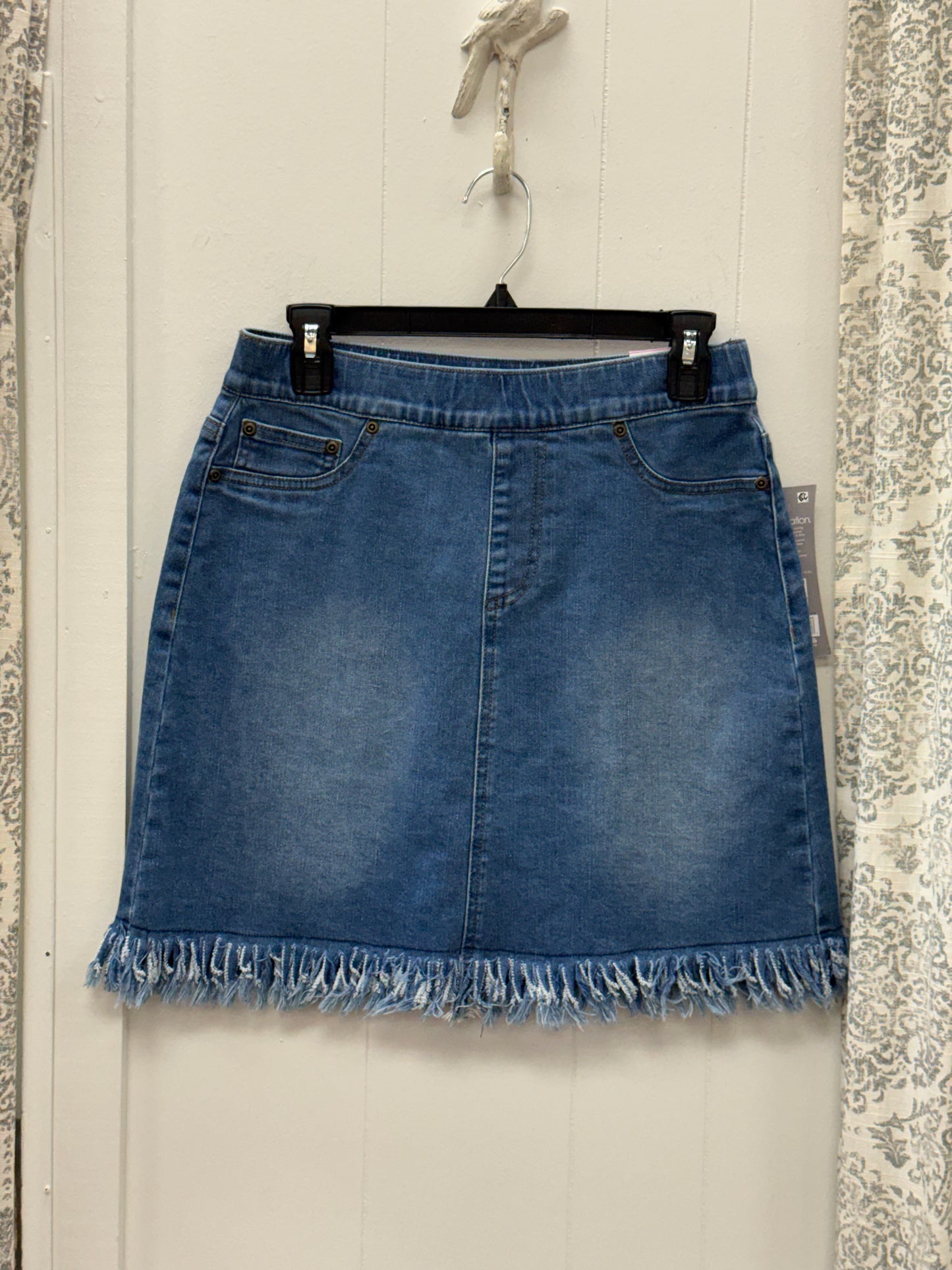 Twisted Fringe Hem Skort