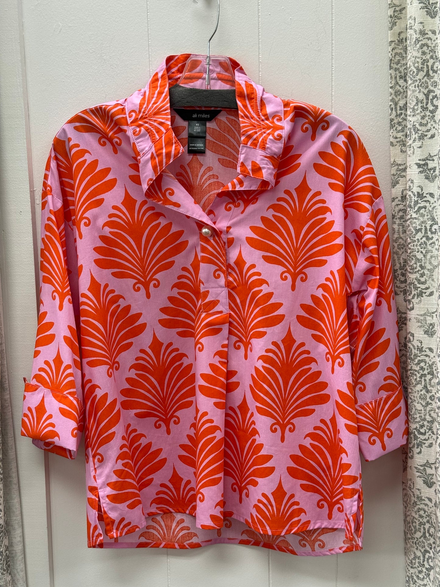 Coral and Pink Top