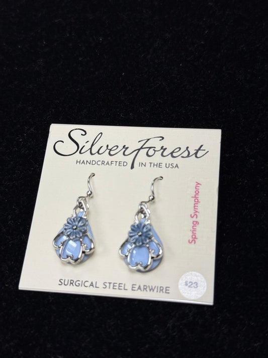 Blue Flower Dangle