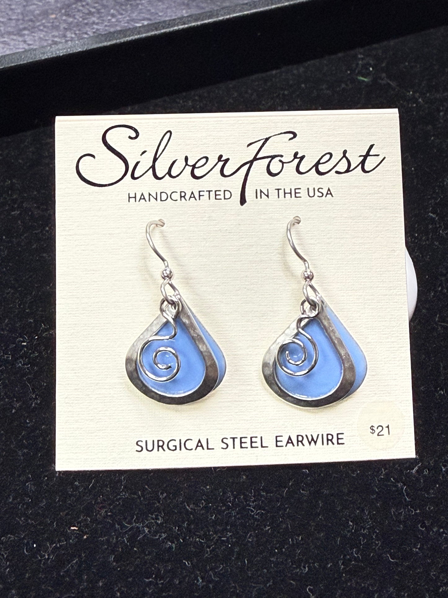 Blue Dangle Earring